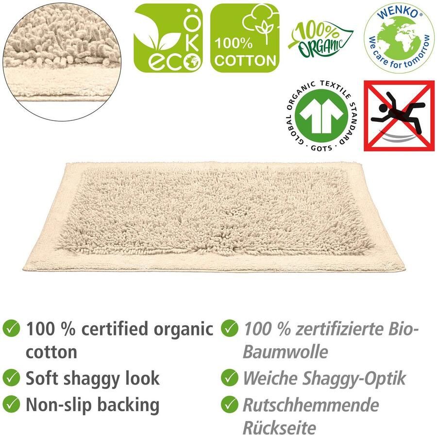 Wenko Badmat Sidyma BxL: 60 x 90 cm (1 stuk)