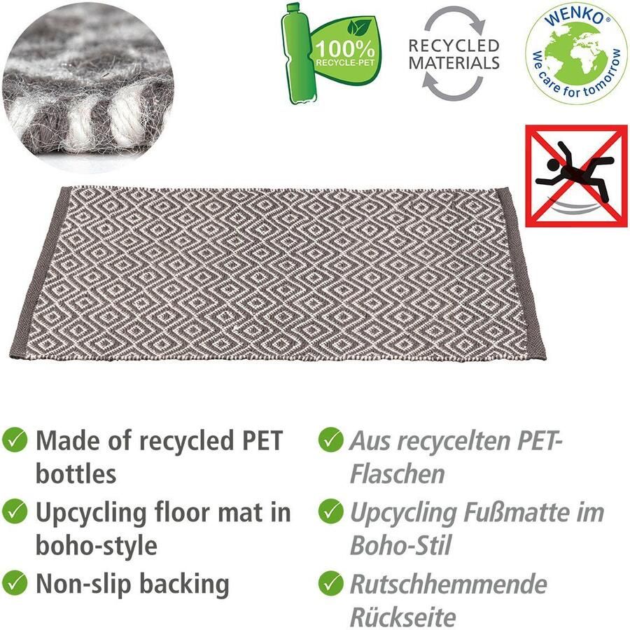 Wenko Badmat Turpan gerecycled PET 50 x 80 cm Turpan