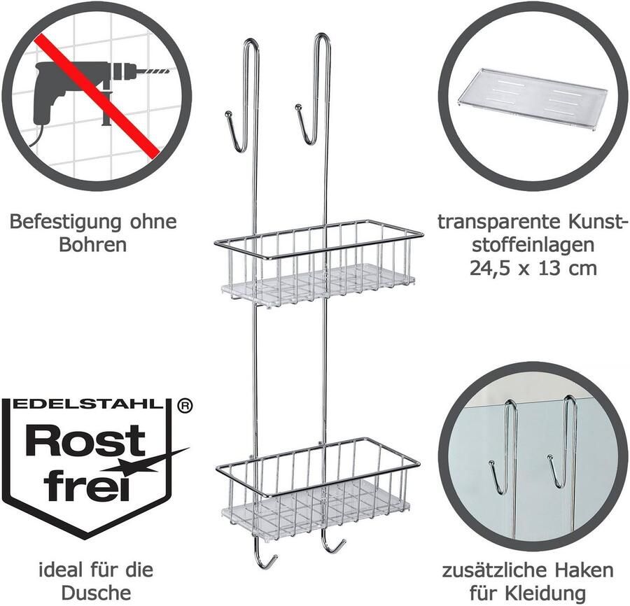 Wenko Doucherekje ALDO 3 plateaus 1 spiegel