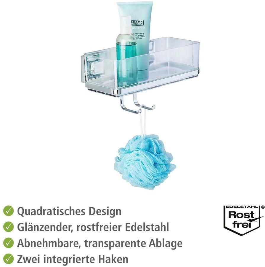 Wenko Doucherekje Vacuum-Loc Quadro