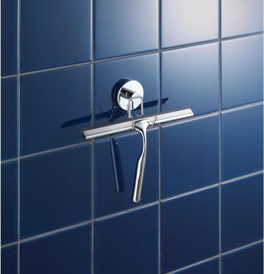 Wenko Douchewisser Chroom met vacuum-loc zonder boren