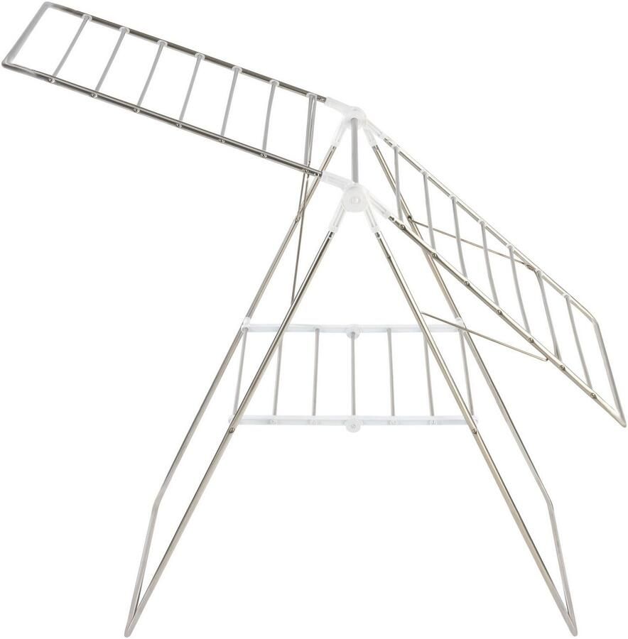 Wenko Droogrek Model Flex Wasdroger met verstelbare vleugels 15 m drooglengte opklapbaar