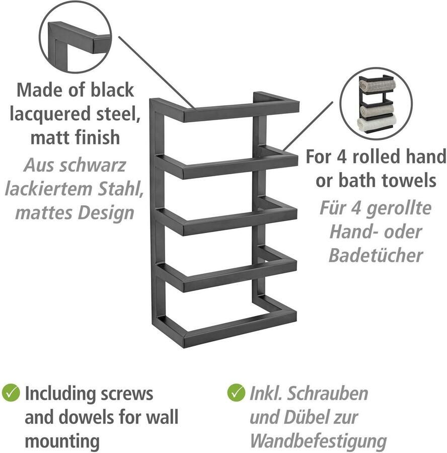 Wenko Handdoekenrek Fondiro