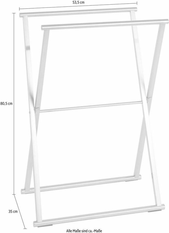 Wenko Handdoekenrek Lava (2-delig)