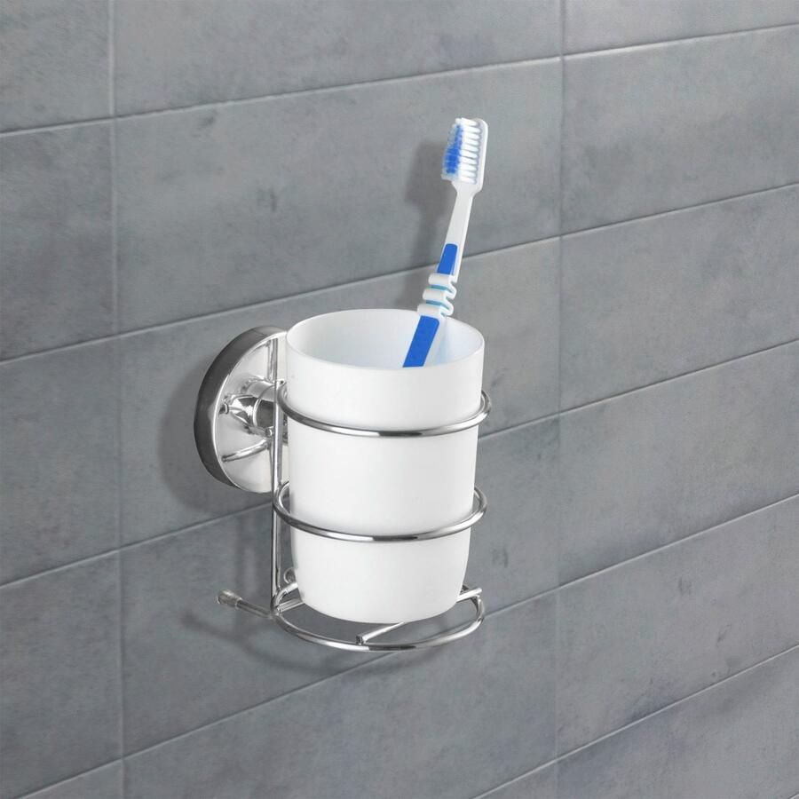 Wenko Poetsbeker Vacuüm-Loc Milazzo bevestigen zonder boren