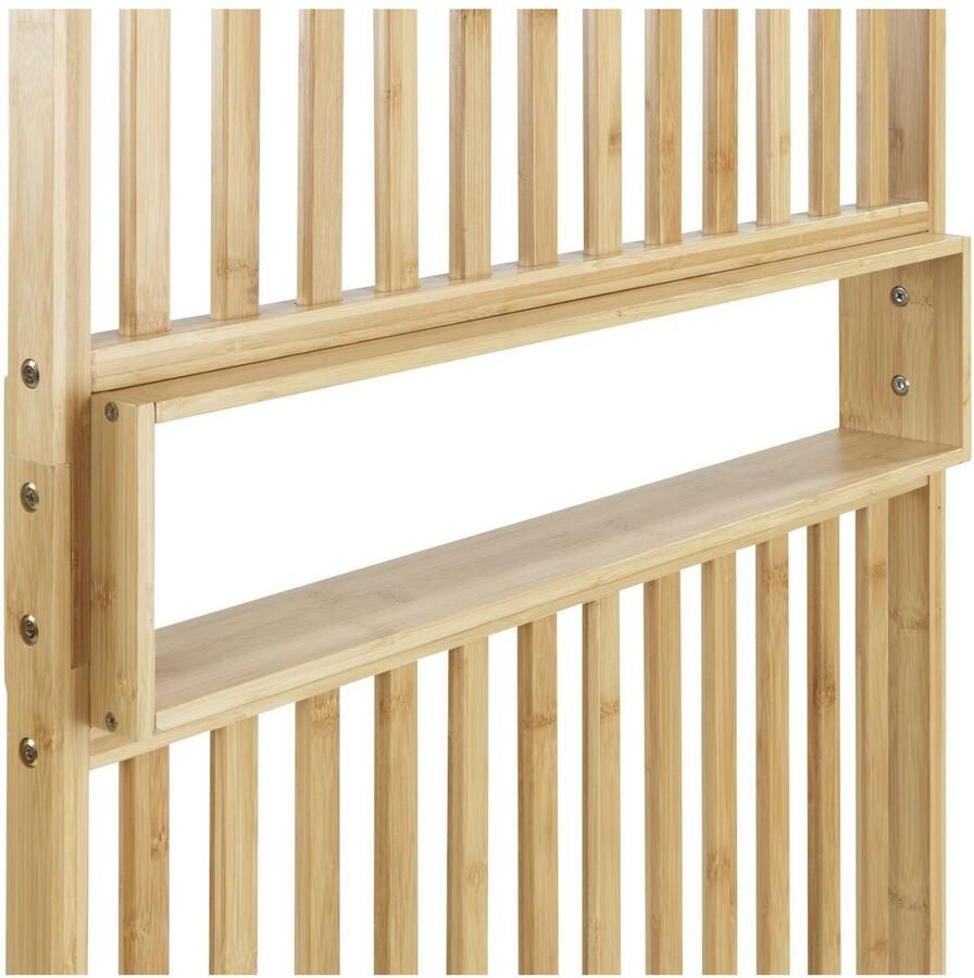 Wenko Scheidingswand Ruimteverdeler Kailua met planchet van bamboe