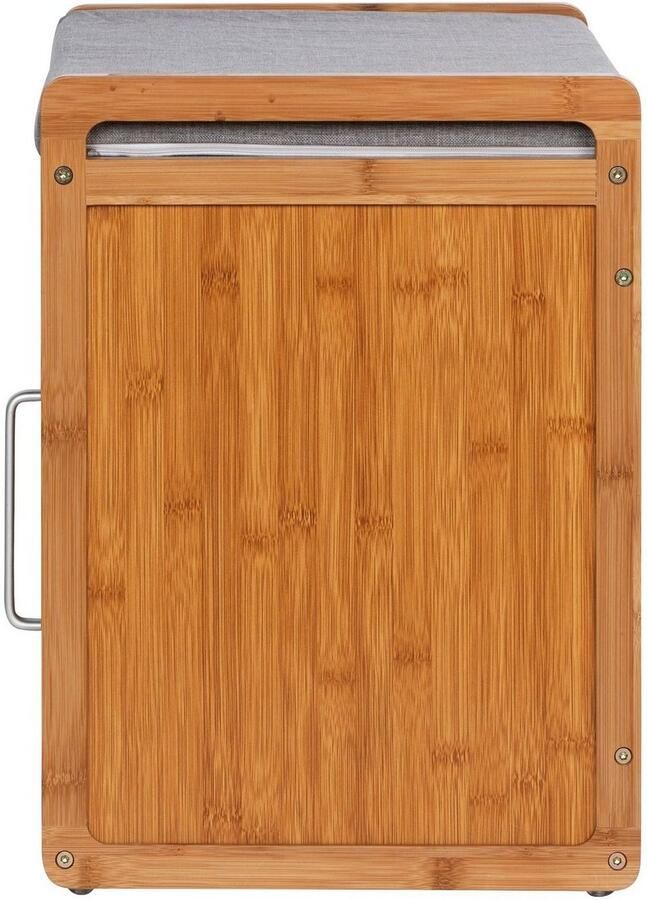 Wenko Schoenenbank Bahari BxDxH: 50x33x45 cm gemaakt van bamboe