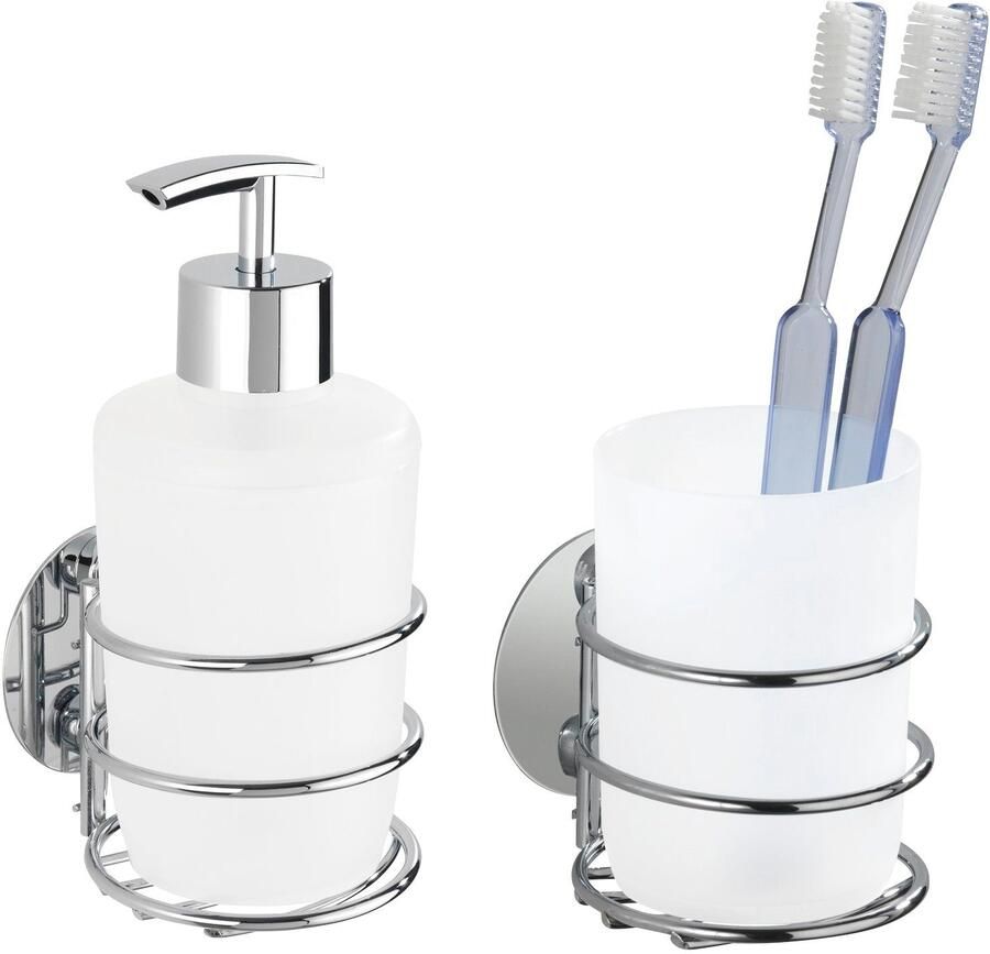 Wenko Set badkameraccessoires Turbo-Loc (set 2-delig)