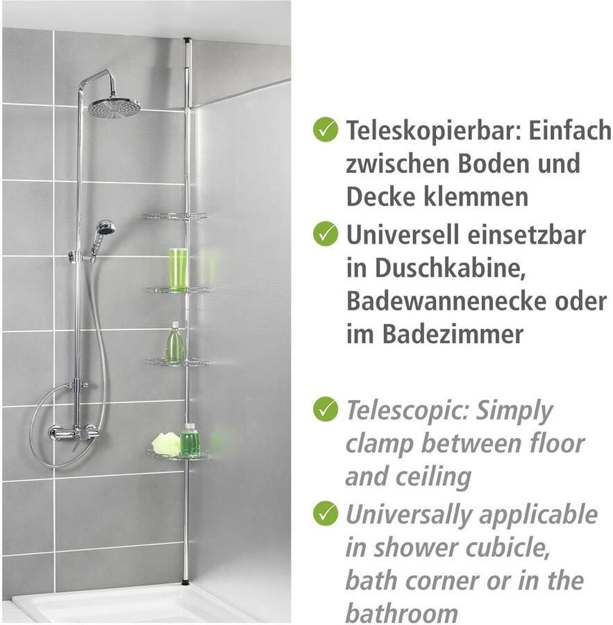 Wenko Telescooprek Prea 4 planken