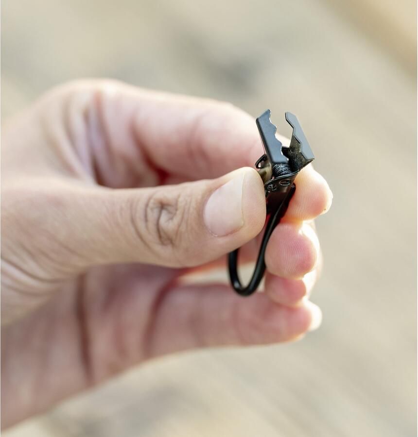 Wenko Theedoek Model Miko met klemogen zuigsterk & snel drogend voor afdrogen & polijsten metalen clip (set 8-delig)