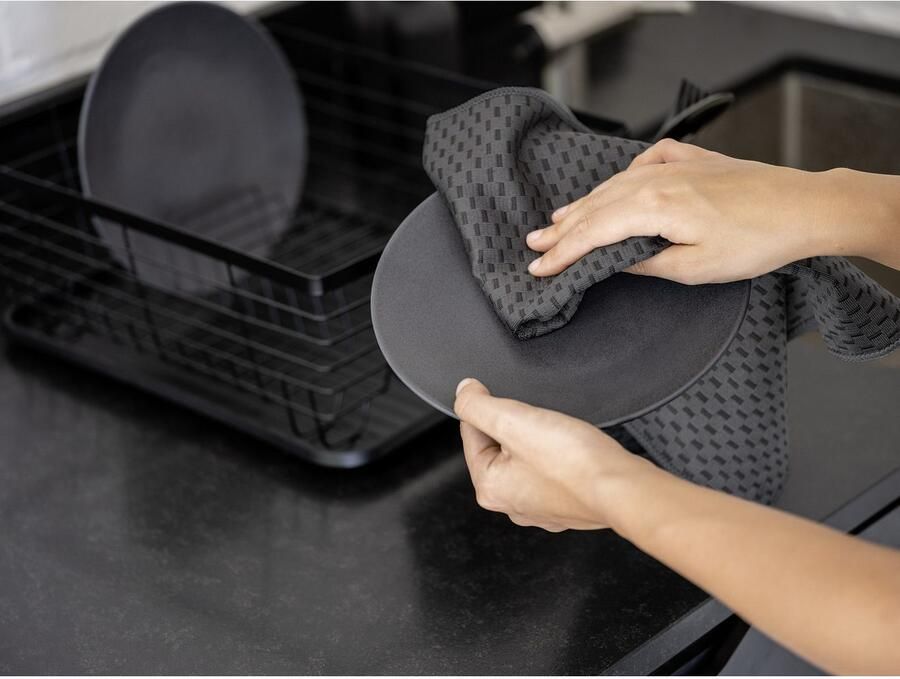 Wenko Theedoek Model Miko Microvezel voor afdrogen & polijsten zeer absorberend & snel drogend (set 6-delig)