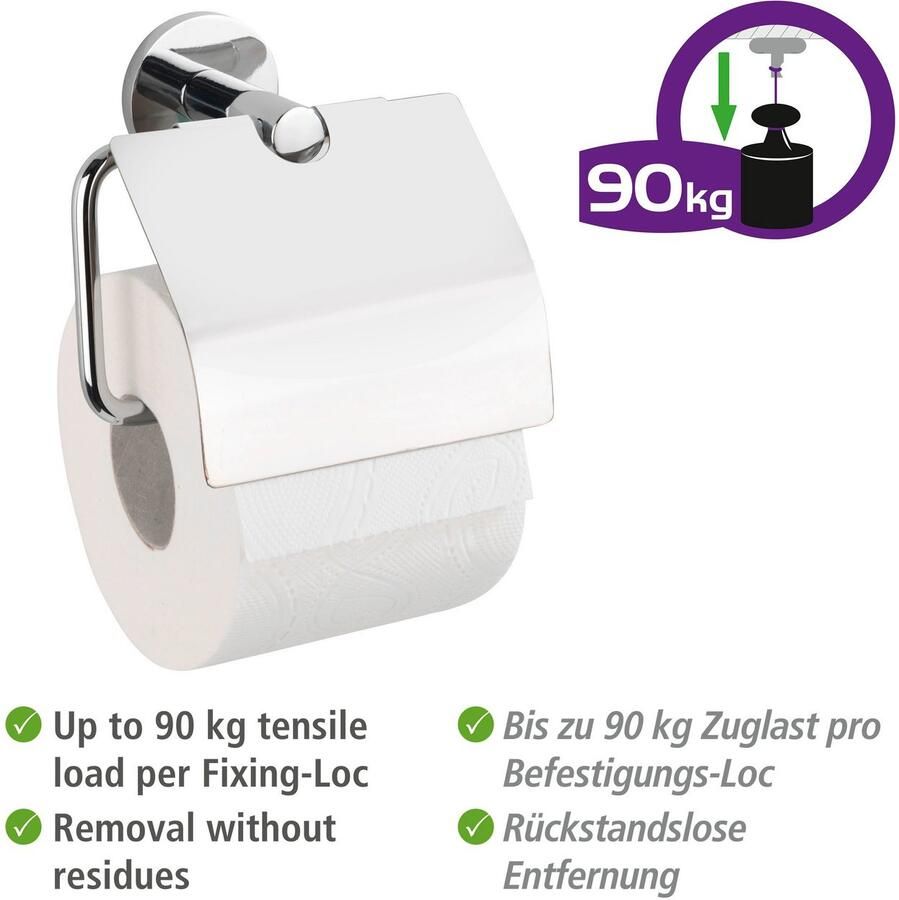 Wenko Toiletrolhouder UV-Loc Isera Bevestigen zonder boren