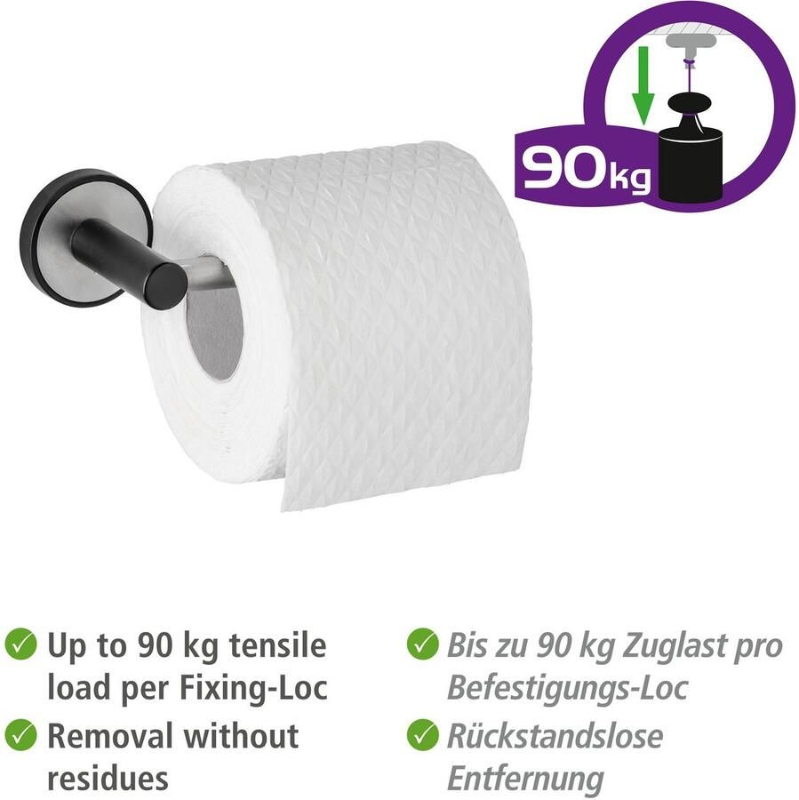 Wenko Toiletrolhouder UV-Loc Udine Bevestigen zonder boren