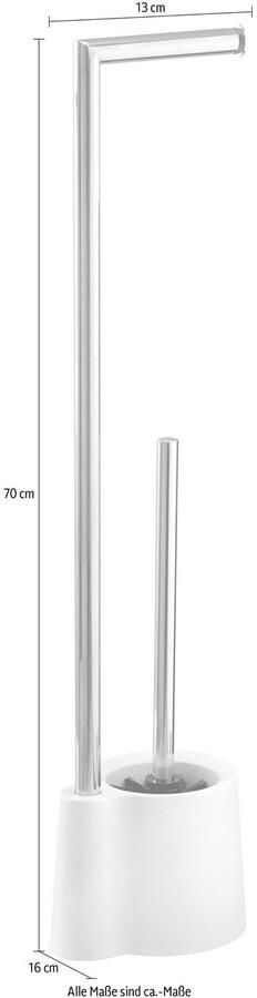 Wenko Toiletset Avola Staand toilet-set