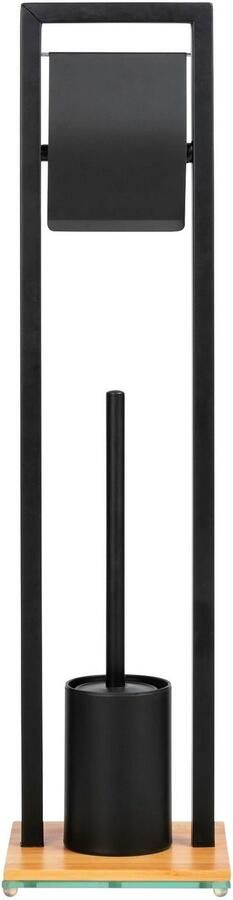 Wenko Toiletset Bambusa Borstelhouder van bamboe