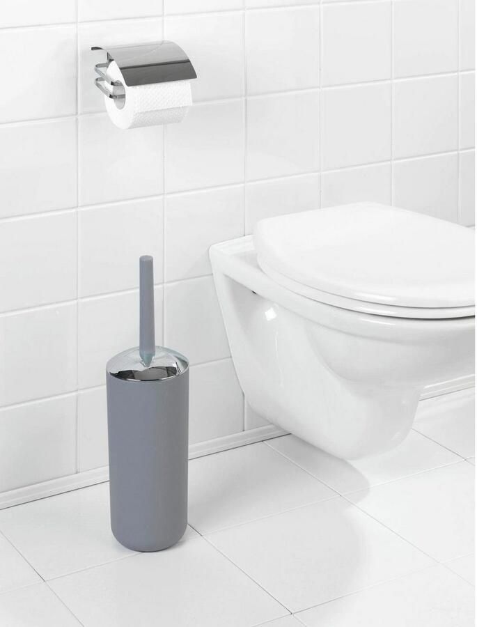Wenko Brasil Toiletborstel 37x10x10cm kunststof Grijs
