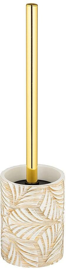 Wenko Toiletset Model Terralba Toiletborstelhouder van stevig kunststof met siliconen toiletborstel