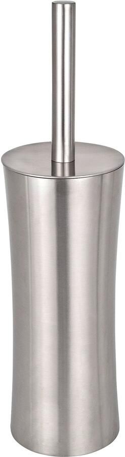 Wenko Toiletborstelhouder Pieno 37 5 X 10 Cm Rvs Chroom 2-delig