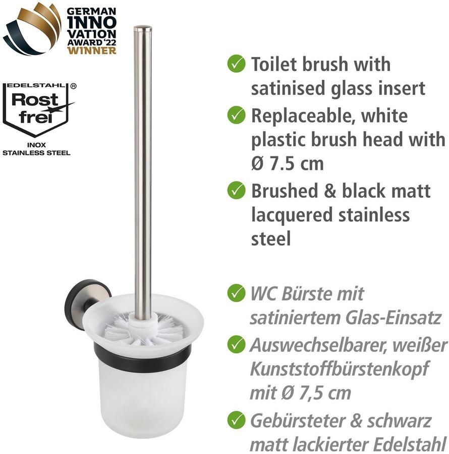 Wenko Toiletset UV-Loc Udine bevestigen zonder boren