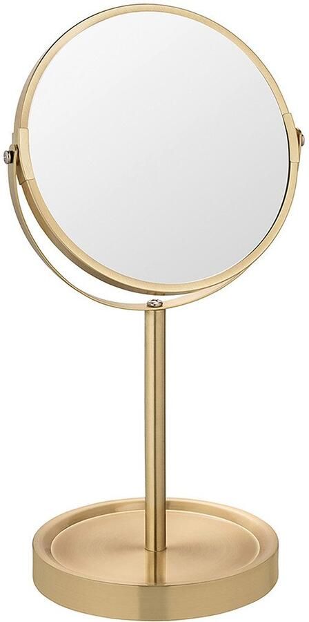 Wenko Verticale spiegel Modell Alata Cosmetic mirror met sieradenhouder 1x en 3x vergroting Ø17