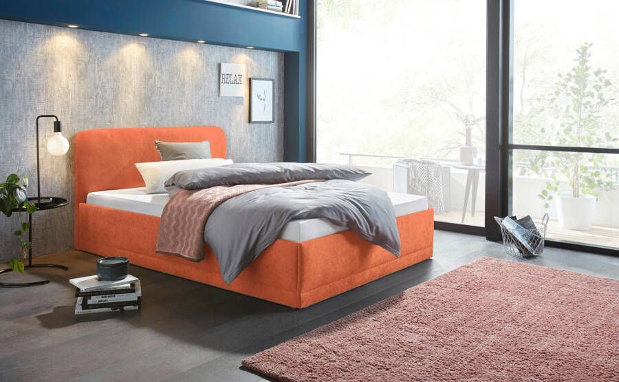 Westfalia Polsterbetten Gestoffeerd bed met bedkist bij uitvoering met matras