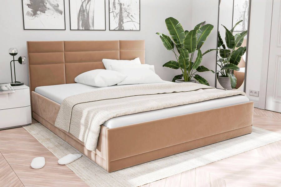 Westfalia Polsterbetten Gestoffeerd bed Praag keuze uit 3 matrastypes met of zonder bedlade