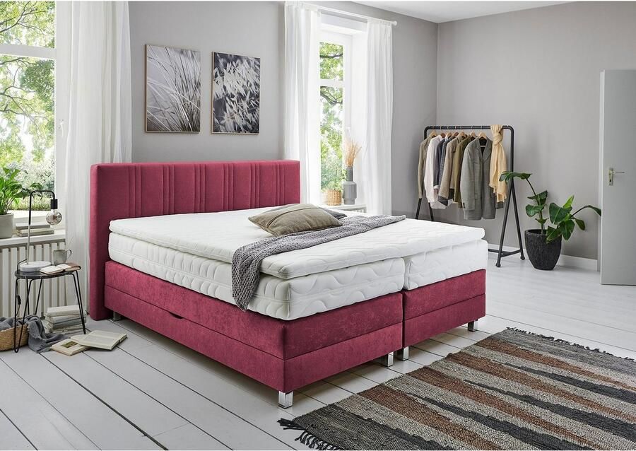 Westfalia Polsterbetten Boxspring naar keuze met bedkist en topmatras