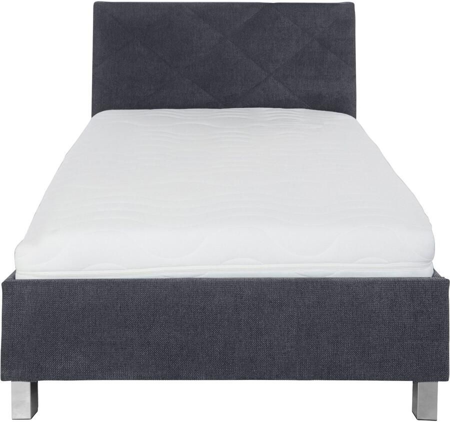 Westfalia Polsterbetten Gestoffeerd bed Padua met ruitvormig quiltwerk keuze uit 3 verschillende typen matrassen