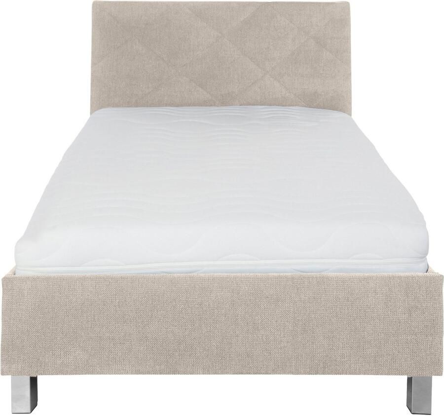 Westfalia Polsterbetten Gestoffeerd bed Padua met ruitvormig quiltwerk keuze uit 3 verschillende typen matrassen