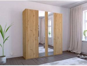 WIEMANN Draaideurkast Mainau met houten en spiegeldeuren