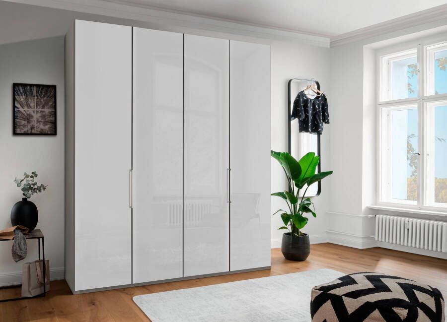 WIEMANN Draaideurkast Monaco made in Germany chic glazen front in verschillende kleuren