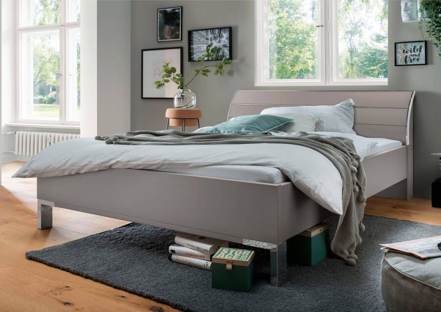 WIEMANN Futonbed Monaco met stijlvol houten hoofdbord made in germany