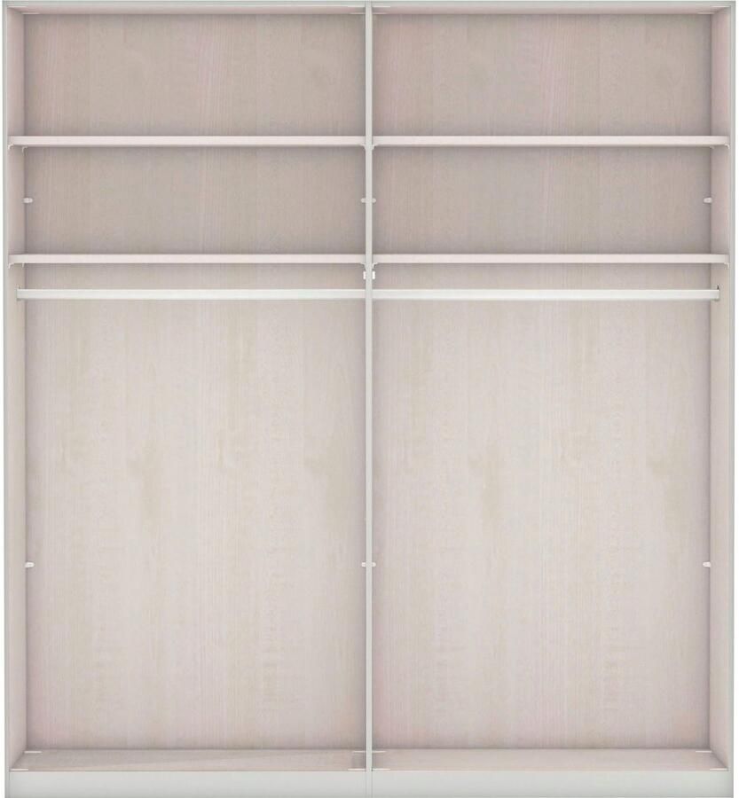 WIEMANN Draaideurkast Göteborg met 95° openingshoek made in Germany inclusief spiegel en deurdemper moderne landelijke stijl