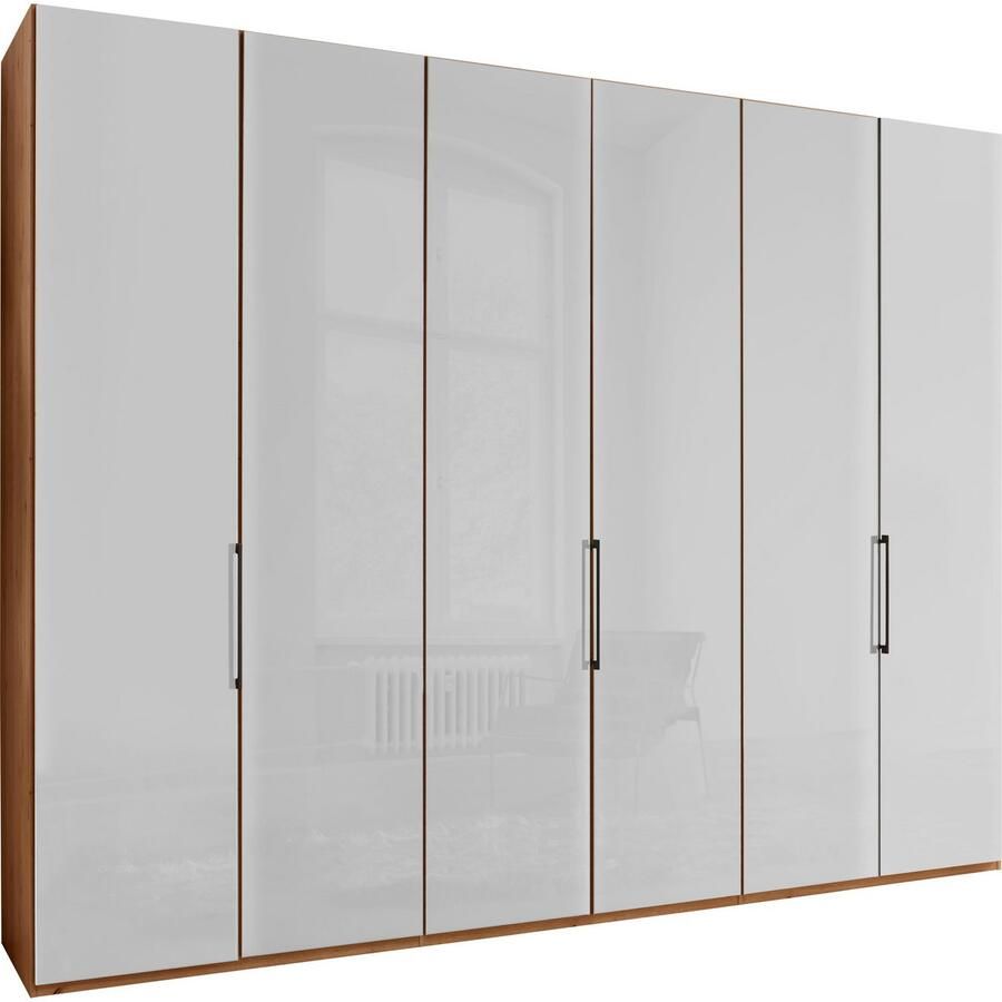 WIEMANN Draaideurkast Monaco Kledingkast Kast Linnenkast met elegant glazen front