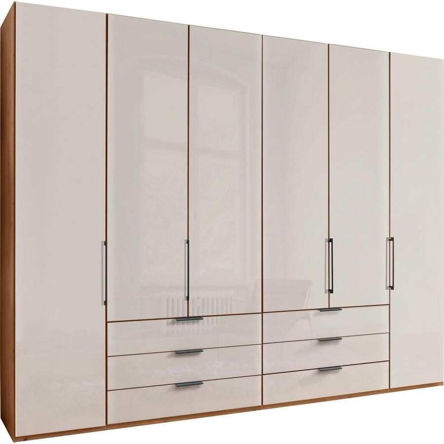 WIEMANN Draaideurkast Monaco met glazen front en hoogwaardig beslag inclusief demping