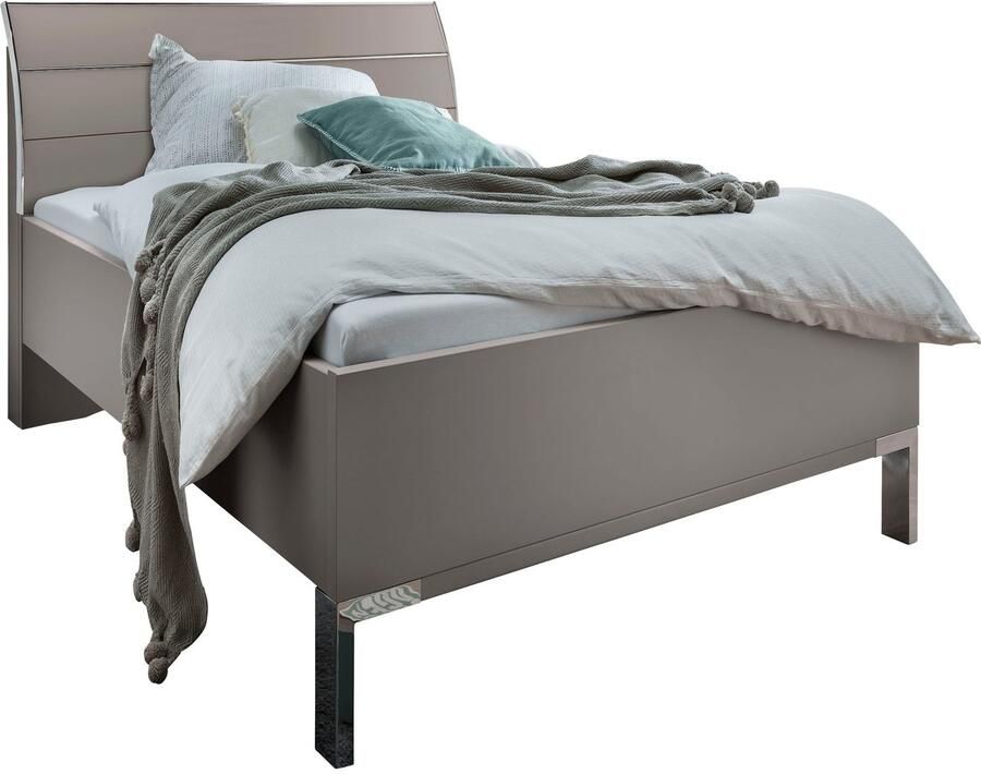 WIEMANN Futonbed Monaco 4-voudig in hoogte verstelbaar met stijlvol houten hoofdbord made in germany