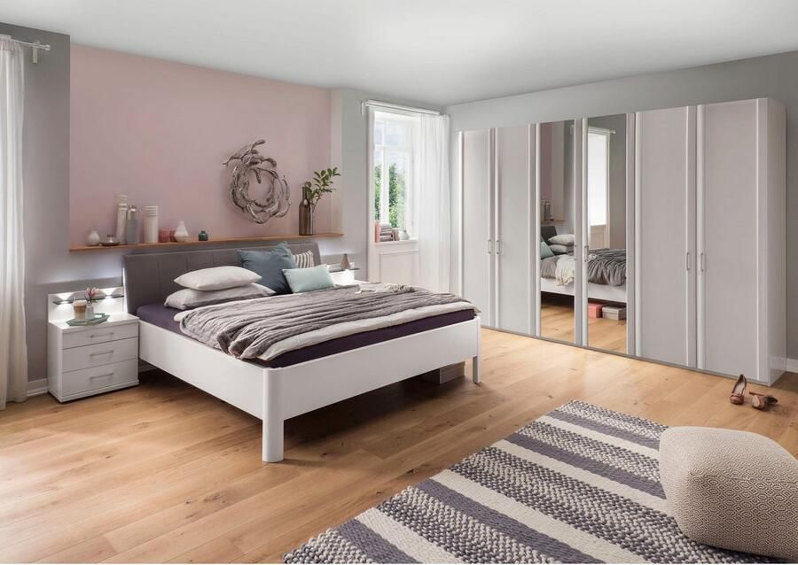 WIEMANN Gestoffeerd bed Bern viervoudig verstelbare lighoogte