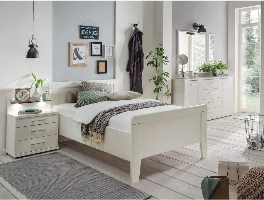 WIEMANN Houten bed Bern viervoudig verstelbare lighoogte