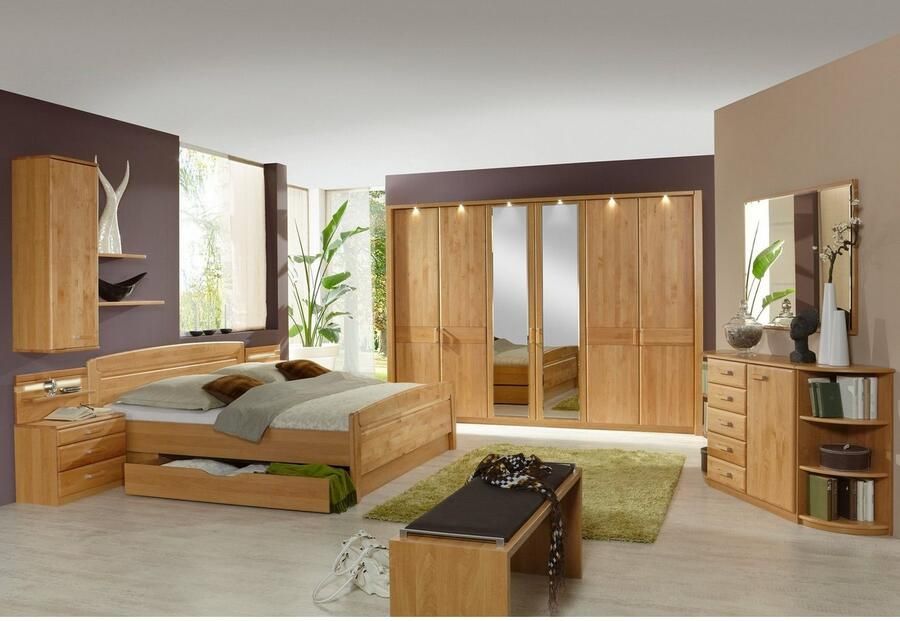 WIEMANN Nachtkastje LAUSANNE (set van 2) gedeeltelijk massief