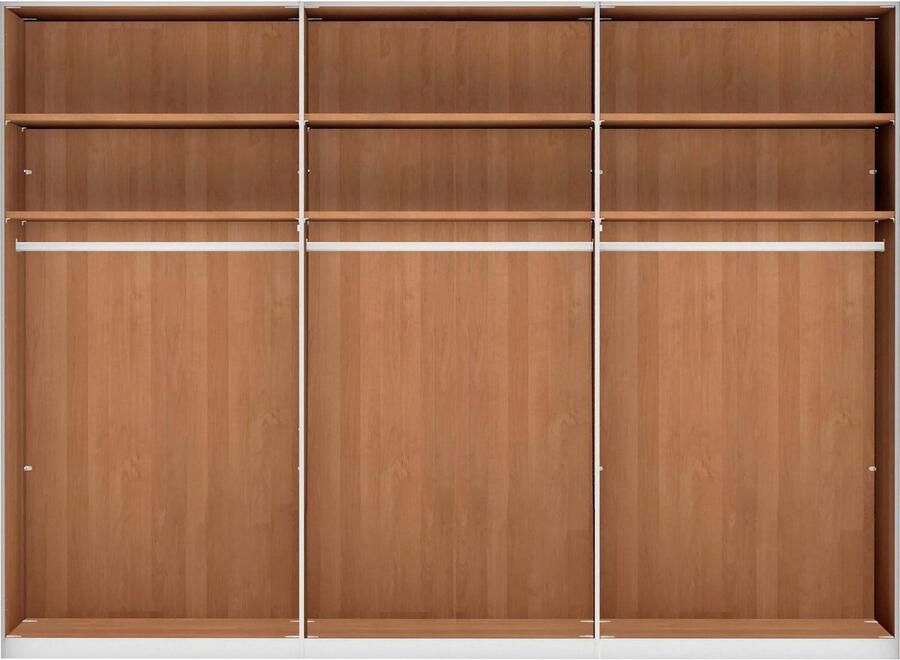 WIEMANN Kledingkast Lausanne Draaideurkast Kast Linnenkast Els gedeeltelijk massief Front van massief hout in els duurzame kwaliteit incl. deurdemping