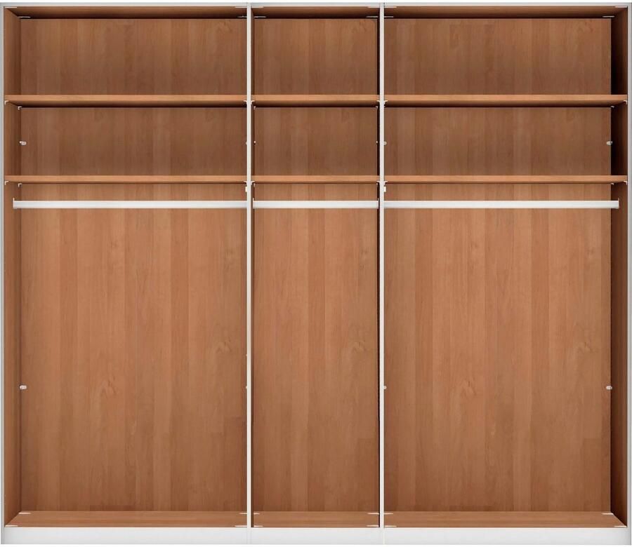 WIEMANN Kledingkast Lausanne Draaideurkast Kast Linnenkast Els gedeeltelijk massief Front van massief hout in els duurzame kwaliteit incl. deurdemping