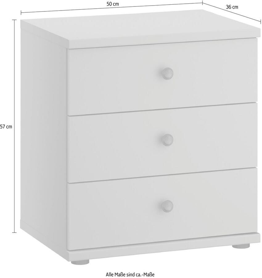WIEMANN Nachtkastje Göteborg voorgemonteerd