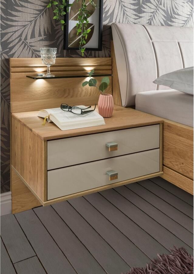 WIEMANN Nachtkastje KIRUNA zwevende look