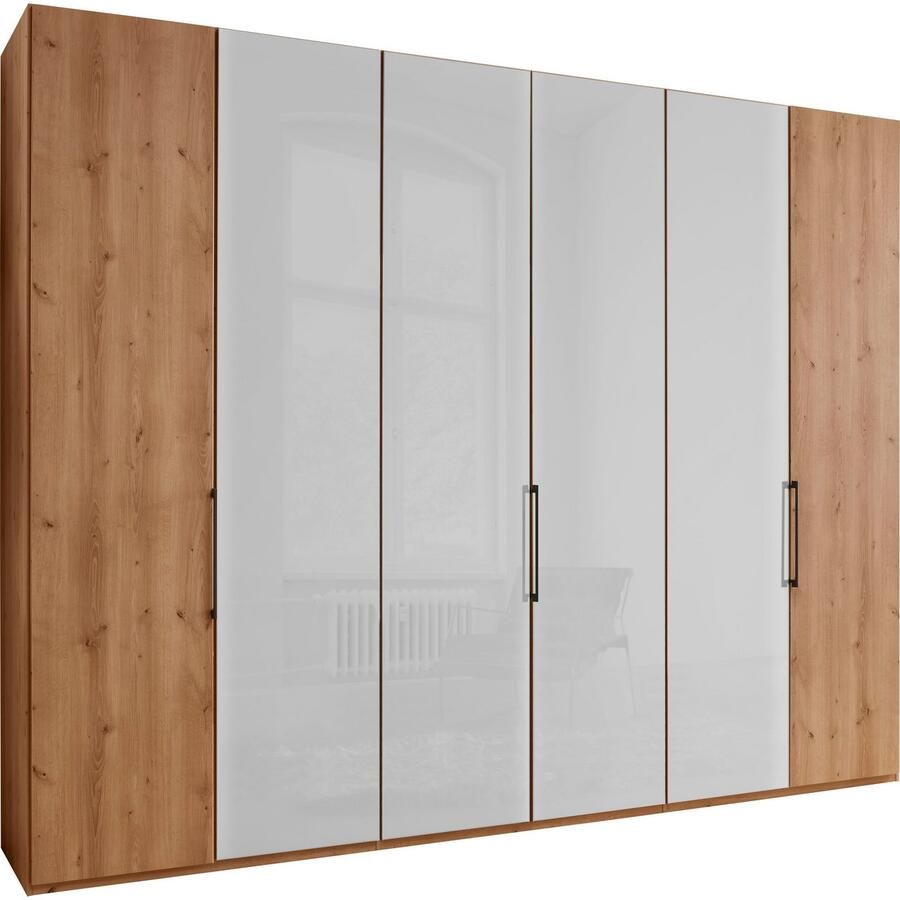 WIEMANN Vouwdeurkast Monaco met deels glazen front en hoogwaardig beslag