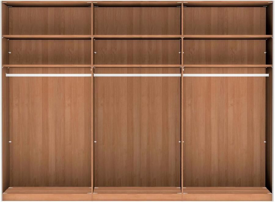 WIEMANN Zweefdeurkast Cardiff met massief houten deuren en glas