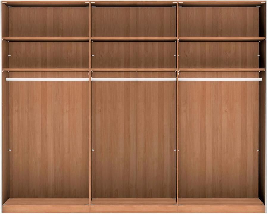 WIEMANN Zweefdeurkast Cardiff met massief houten deuren en spiegel