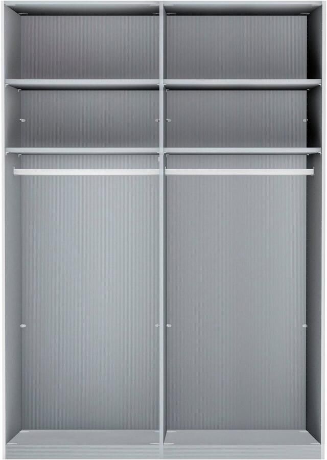 WIEMANN Zweefdeurkast Monaco met glazen front en hoogwaardig beslag