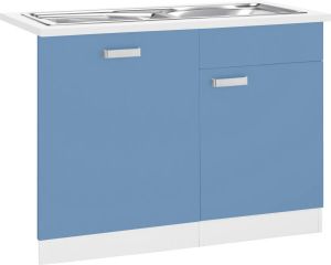 Wiho Küchen Gootsteenkast Husum 110 cm breed inclusief deur voet voor vaatwassers