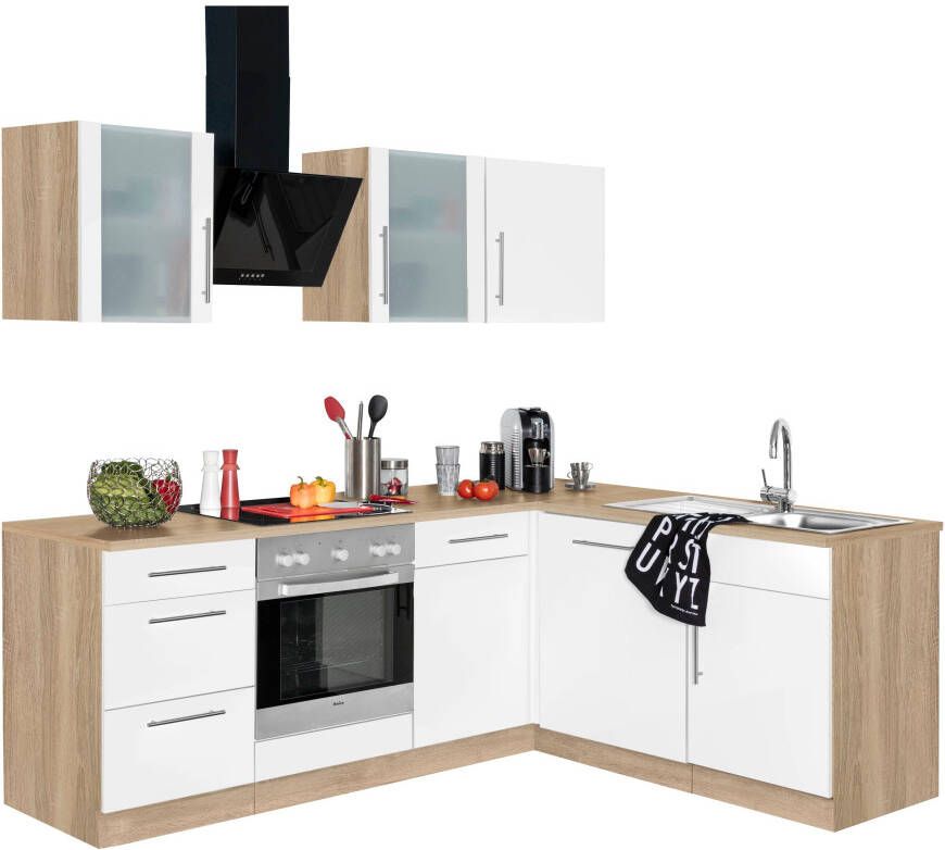 Wiho Küchen Hoekkeuken Cali zonder e-apparaten breedte 220 x 170 cm