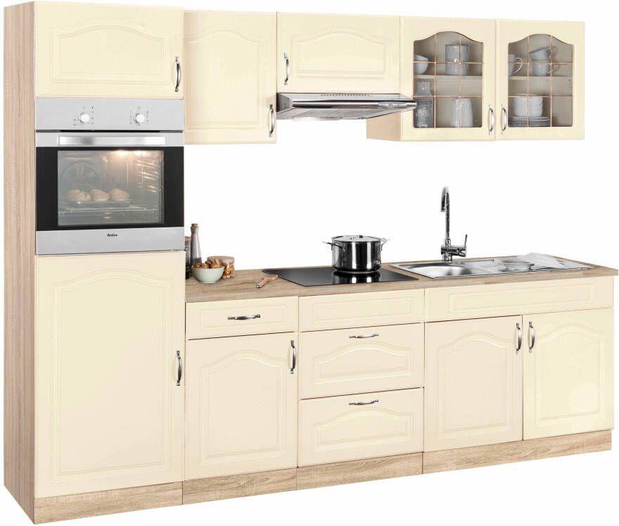 Wiho Küchen Keukenblok Linz zonder elektrische apparaten breedte 270 cm